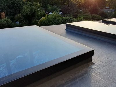 infinity rooflights installed on roof