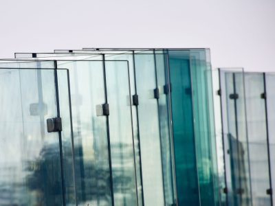 collection of toughened glass panels
